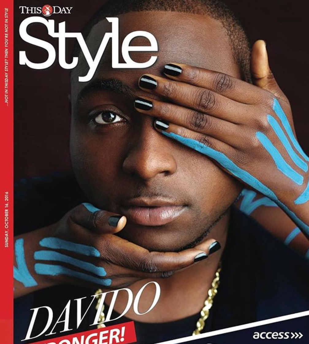 Davido cover star for ThisDay Style magazine
